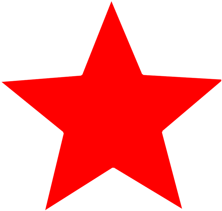 Red Star Vector (757x720), Png Download