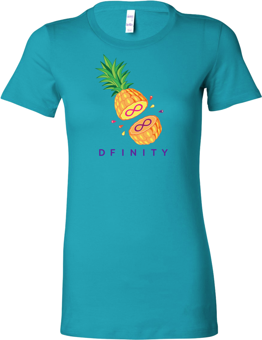 Pineapple Women's T-shirt - Shirt (1200x1200), Png Download