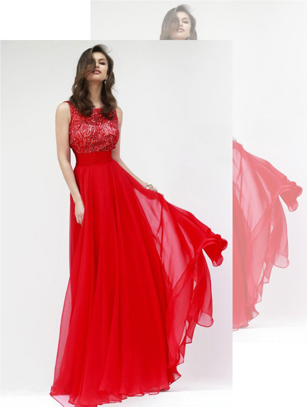 Alt Prom - Aliexpress Red Prom Dresses 2015 (1200x1472), Png Download