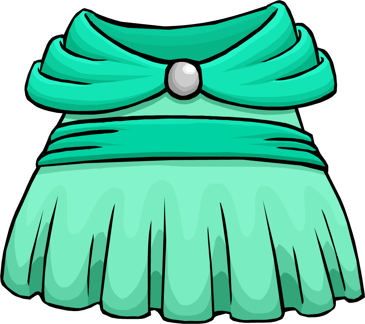 Seafoam Dress - Png - Vestido Verde Em Png (1216x1080), Png Download