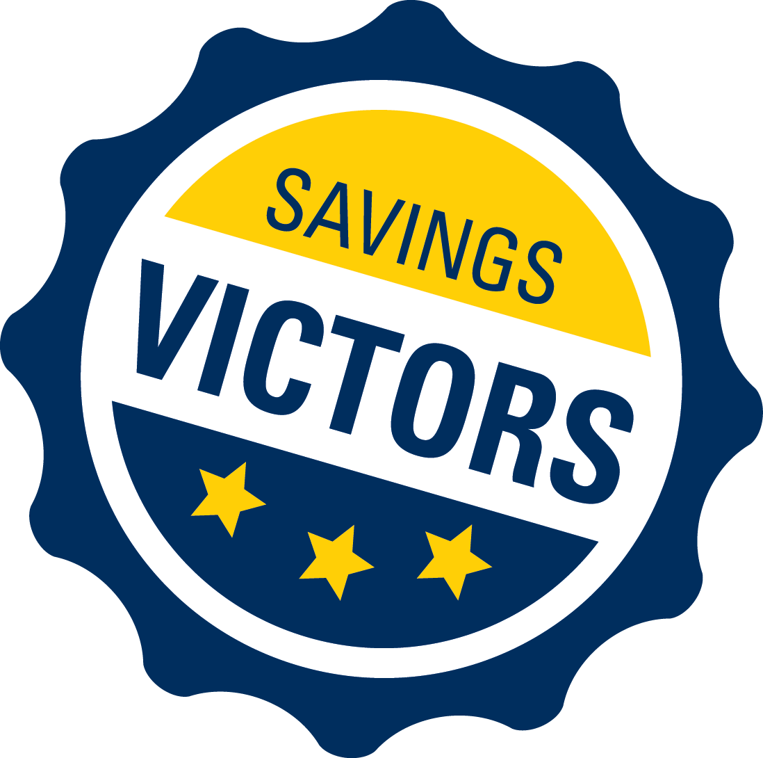 Savings Victors Badge - Income Expense Analysis: Office Buildings 2002 (1098x1090), Png Download