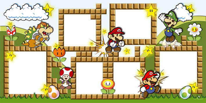 Plantilla Child 2 - Paper Luigi (709x355), Png Download