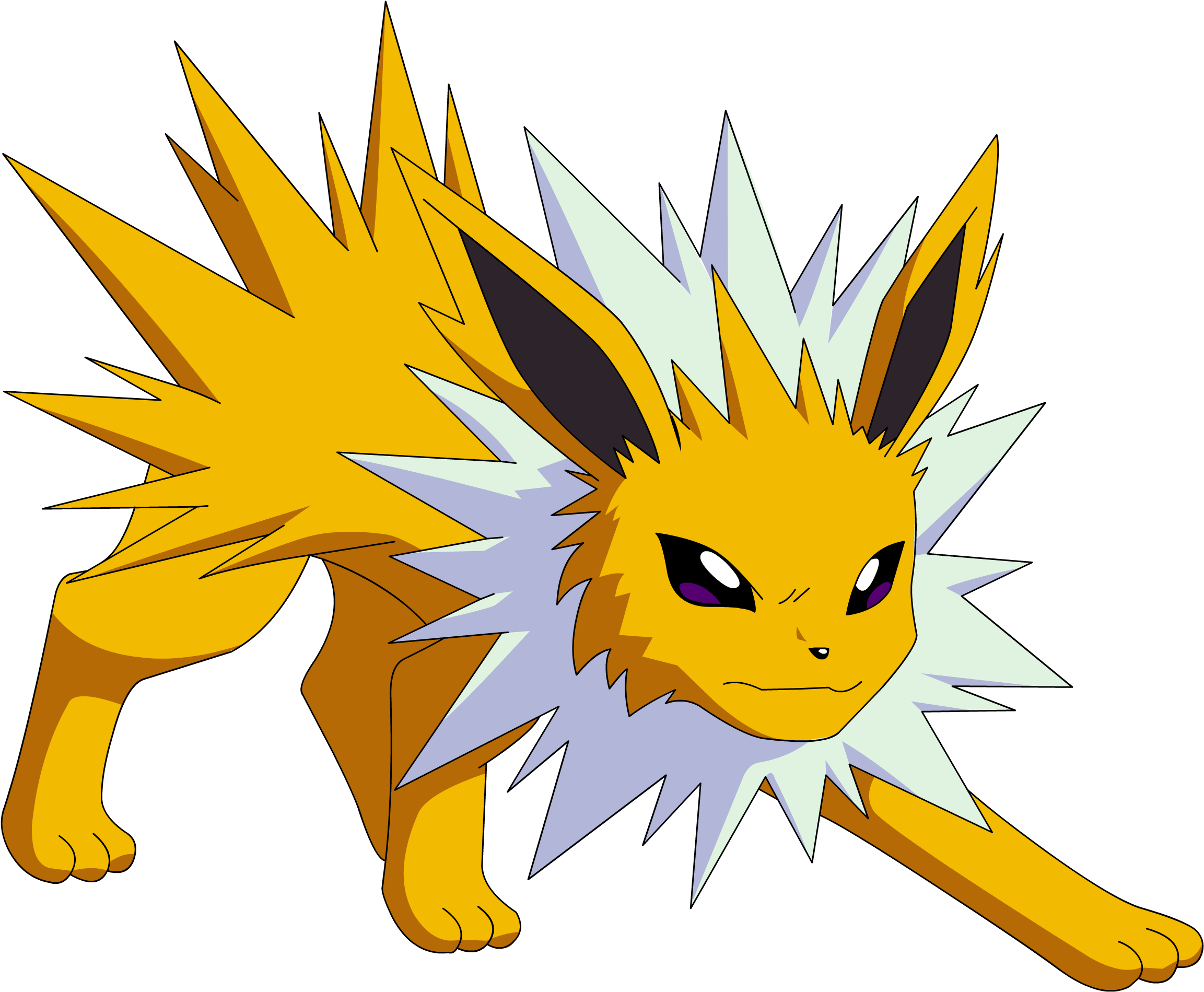 Jolteon - Electric Eevee (2350x1933), Png Download