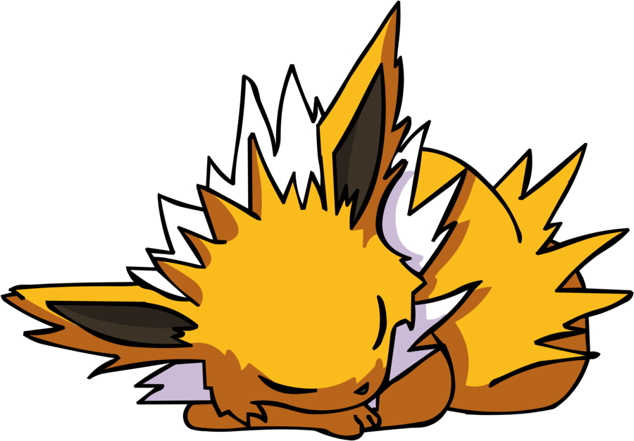 Clipart Stock By Sociallyawkwardshya On Deviantart - Cute Jolteon Png (900x626), Png Download