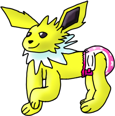 A Jolteon - Cartoon (429x429), Png Download