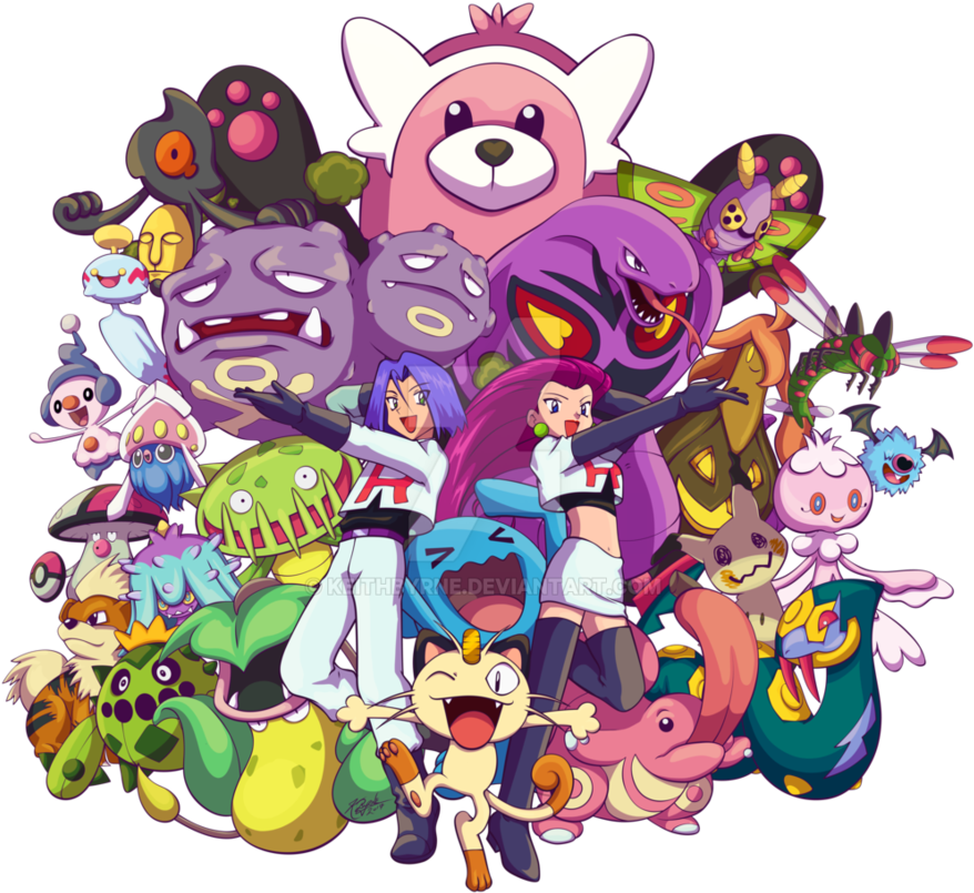 Startling Team Rocket Pokemon By Keithbyrne On Deviantart - Pokemones Del Equipo Rocket (905x882), Png Download