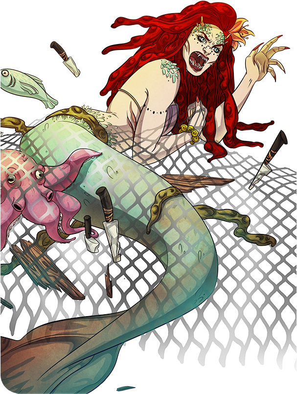 Ursula - Urban Rivals Ursula (673x913), Png Download