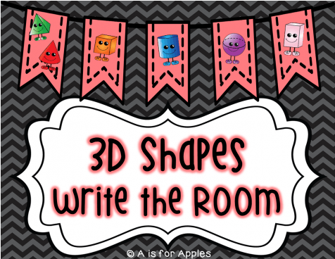 3d Shapes Write The Room - マスク イラスト (475x475), Png Download