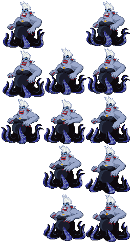Ursula - Epic Mickey Power Of Illusion Ursula (256x475), Png Download