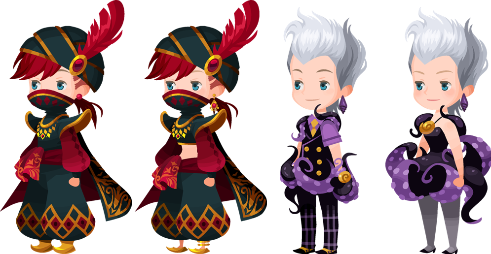 Returning Jafar Ursula Boards - Kingdom Hearts Union X Jafar (995x516), Png Download