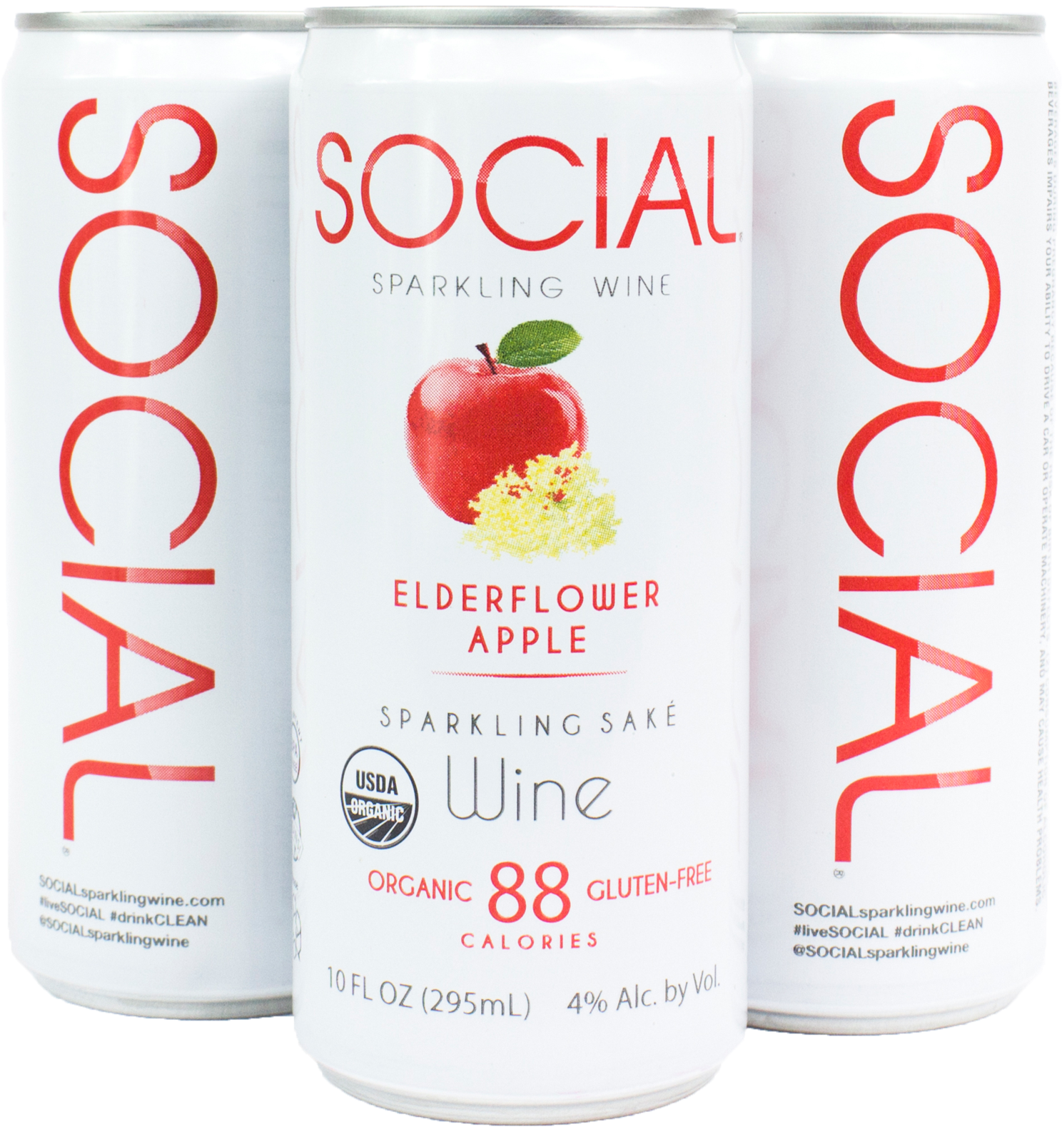 Product Image 1 Elderflower - Social Wine Cans (2048x1934), Png Download