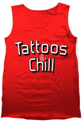"tattoos & Chill" Tank W - Tattoo (500x500), Png Download