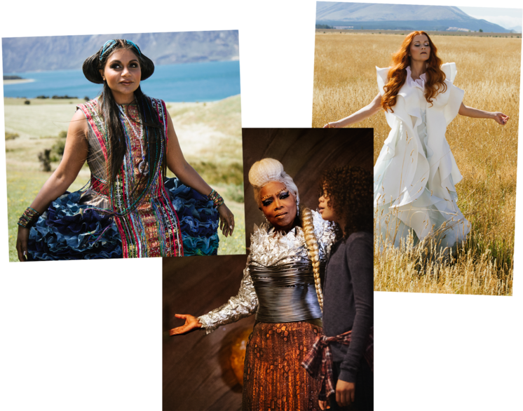 How A Wrinkle In Time Transformed Oprah, Reese, And - Wrinkle In Time Costumes (768x587), Png Download