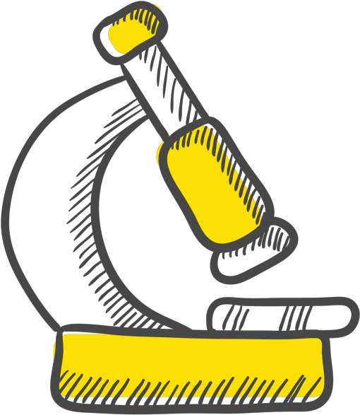 Research - Microscoop Schets (970x970), Png Download