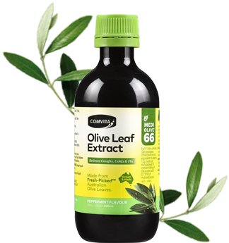 Shop Peppermint Flavour 200ml - Comvita Olive Extract Natural 200ml (420x480), Png Download