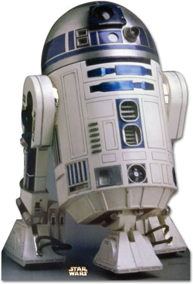 R2-d2 Render - R2 C2 Star Wars (292x425), Png Download