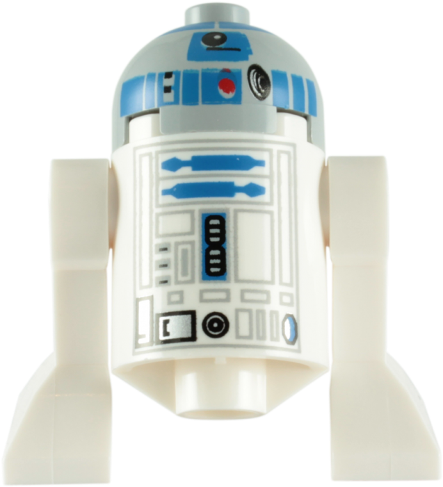 Lego R2-d2 Astromech Droid Minifigure - Lego R2 D2 Minifigure (700x700), Png Download