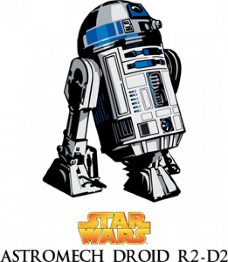 Star Wars R2d2 Vector (450x517), Png Download