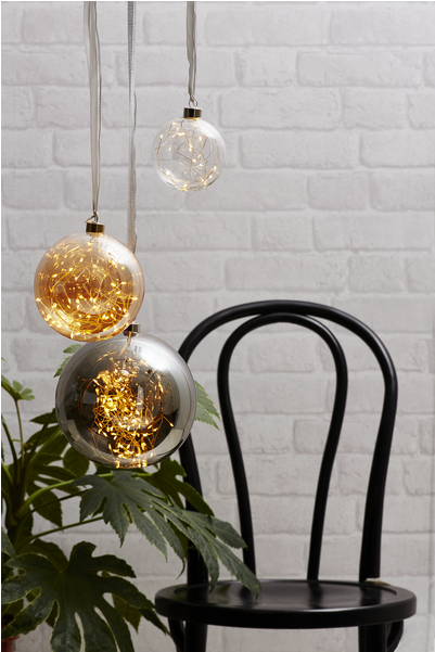 Glass Bauble Glow - Light-emitting Diode (600x600), Png Download