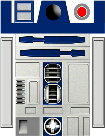 Click And Drag To Re-position The Image, If Desired - Society6 R2d2 Iphone & Ipod Skin - Iphone 6 By (452x700), Png Download
