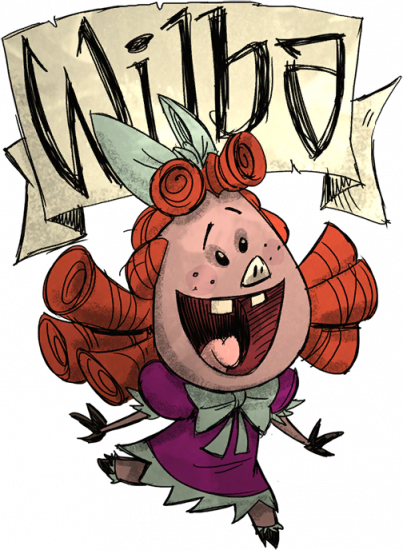 Oh My Gosh The New Don't Starve Character In Hamlet - Don't Starve (403x550), Png Download