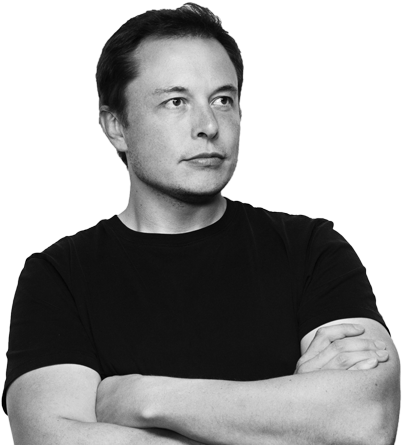 Cənubi Afrika Respublikasında Doğulmuş, Abş Kanadalı - Elon Musk On White (611x458), Png Download