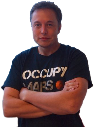 Robot, Alien Or Superhero - Elon Musk Occupy T Shirt (335x447), Png Download