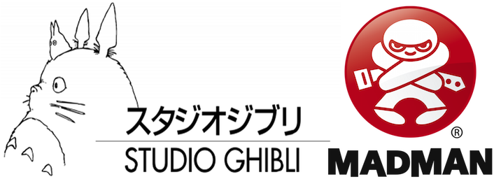 Madman & Studio Ghibli - Studio Ghibli (709x294), Png Download