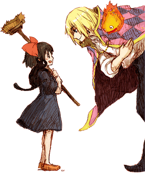 Transparent Studio Ghibli - Kiki's Delivery Service Fanart (500x701), Png Download