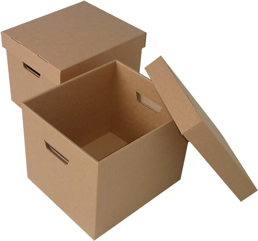 Corrugated Boxes Die Cut Boxes Shipping Boxes - Cardboard Storage Boxes (680x496), Png Download