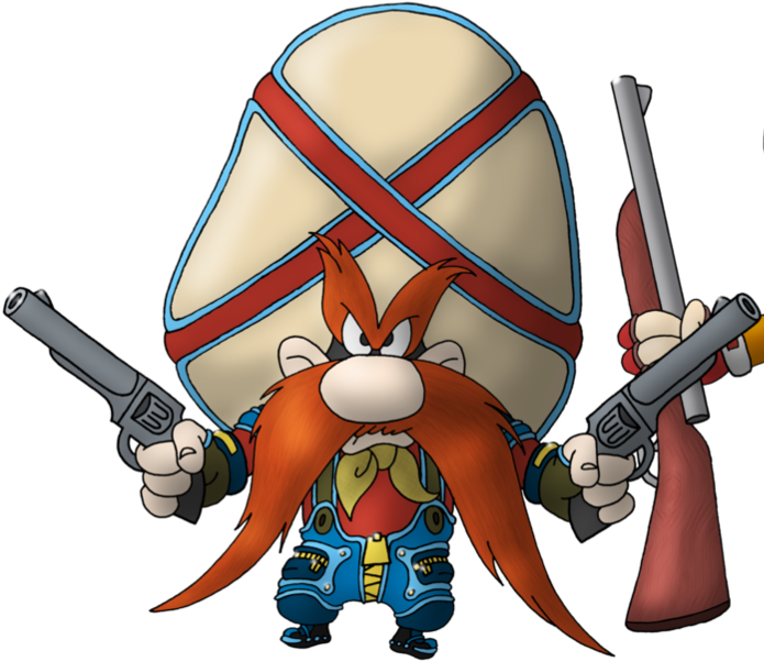 Yosemite Sam Kh - Cartoon (699x616), Png Download