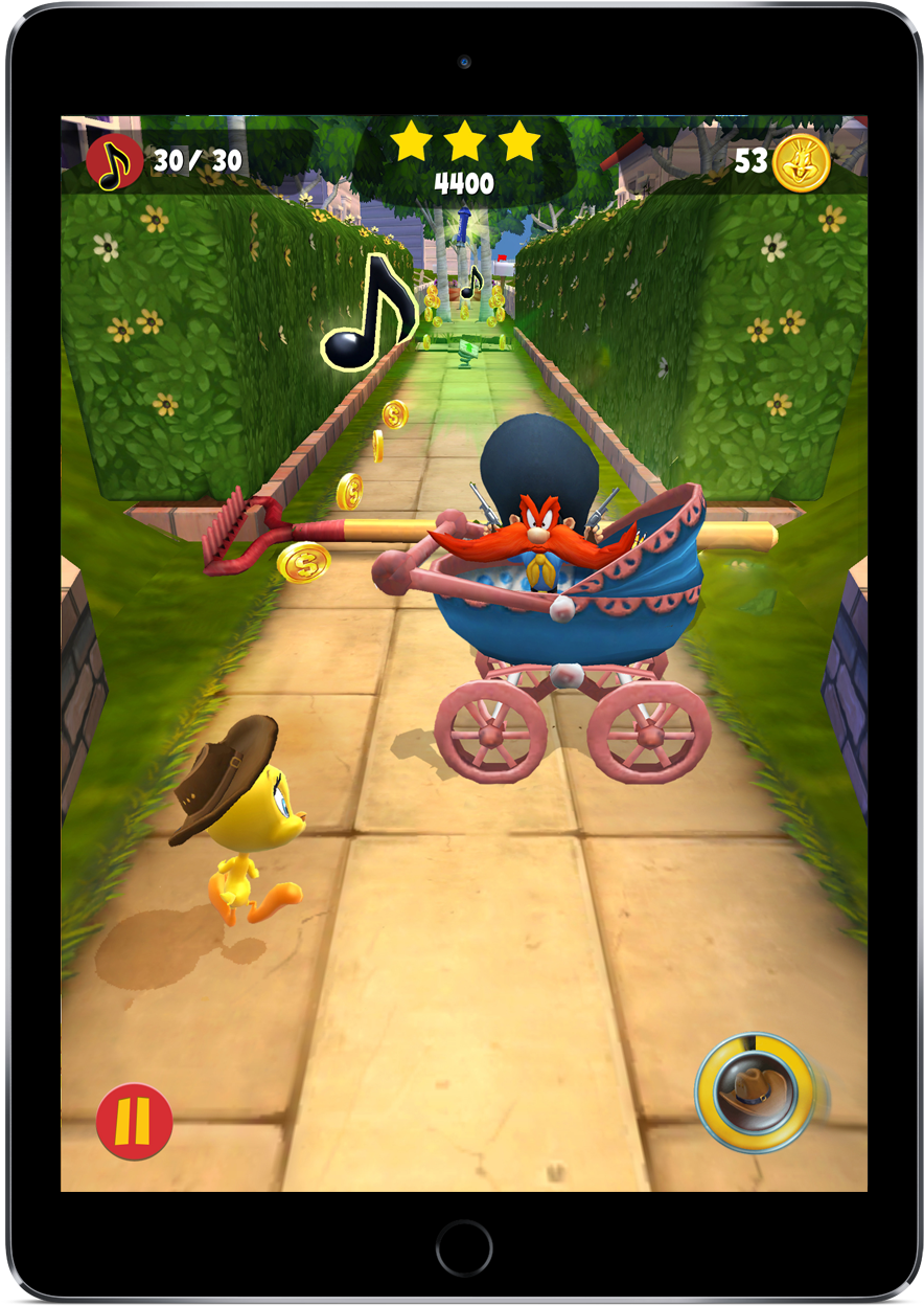 Now Available Worldwide » Tweety & Yosemite Sam - Cartoon (1219x1500), Png Download