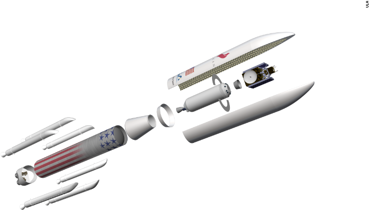 Vulcan Rocket - Rockets And Its Parts (780x439), Png Download