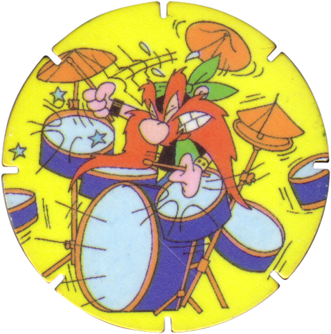 Tazos > Walkers > Looney Tunes 01 Yosemite Sam - Warner Bros Yosemite Sam Keychain (500x500), Png Download