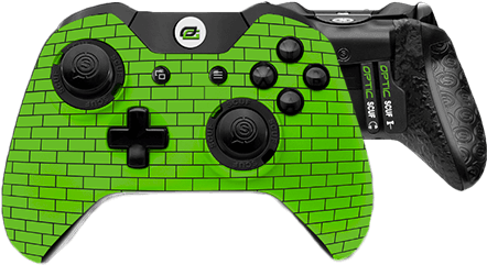 Xbox One Professional Controller Infinity1 Optic Greenwall - Xbox Green Controller Scuf (457x273), Png Download