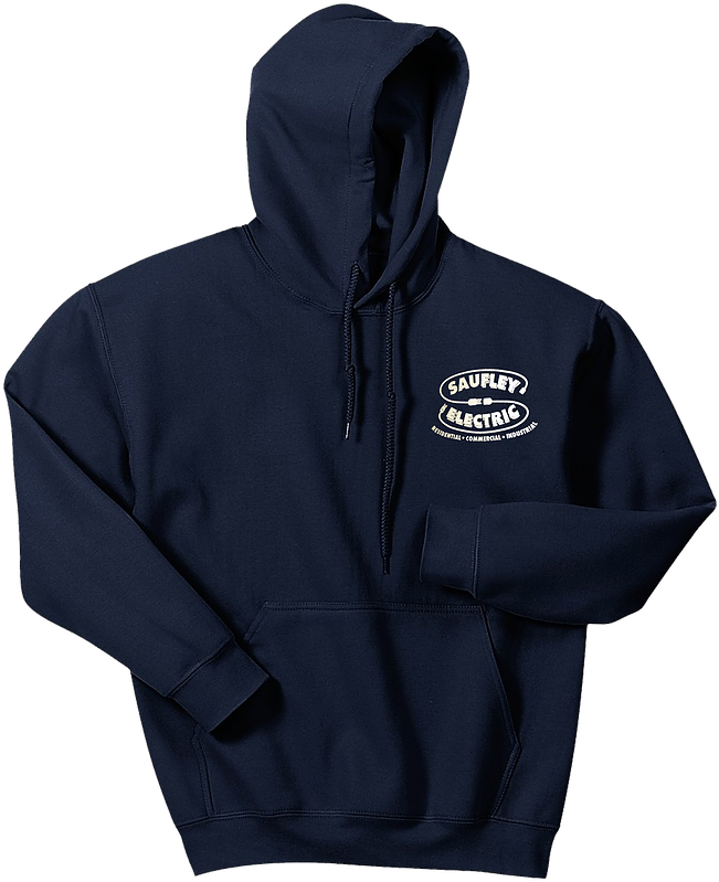 Saufley Electric Tees - Gildan Forest Green Hoodie (840x840), Png Download