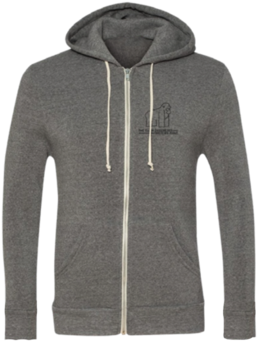 Ellen Degeneres Wildlife Fund Zip Hoodie - Alternative Eco-fleece Rocky Hooded Full-zip Sweatshirt, (390x390), Png Download