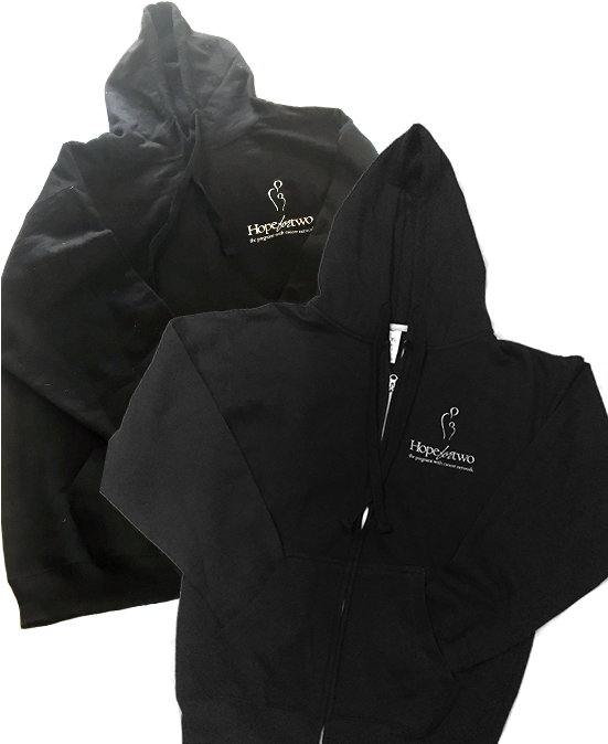 Hope For Two Black Hoodie - Hoodie (550x685), Png Download