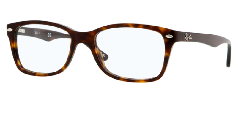 Ray Ban Glasses Rx5228 2012 - Ray Ban Rx5228 Eyeglasses, 2012, Dark Havana (800x1085), Png Download