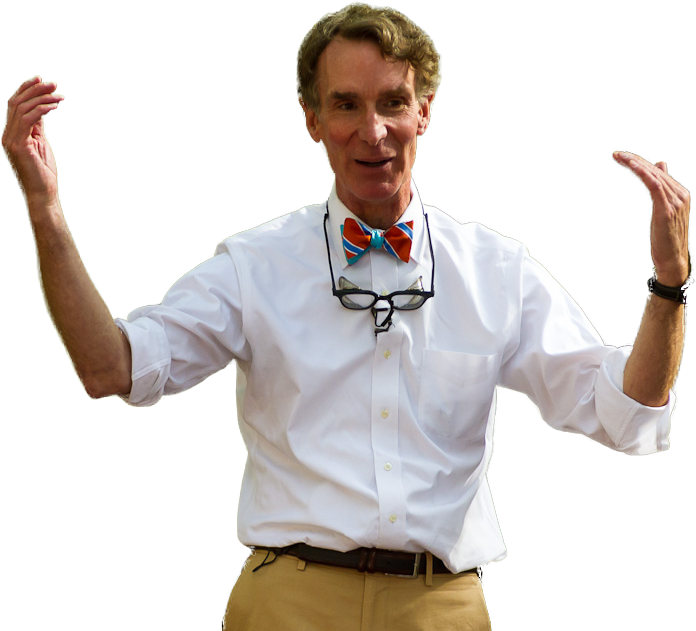 Personbill Nye - Cheering (2700x2100), Png Download
