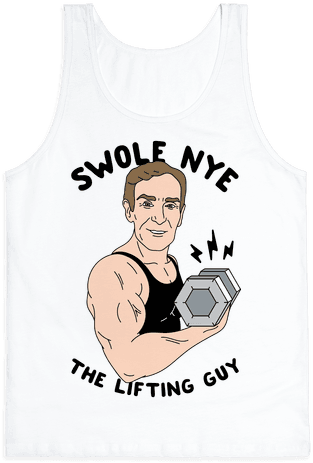 Swole Nye The Lifting Guy (484x484), Png Download