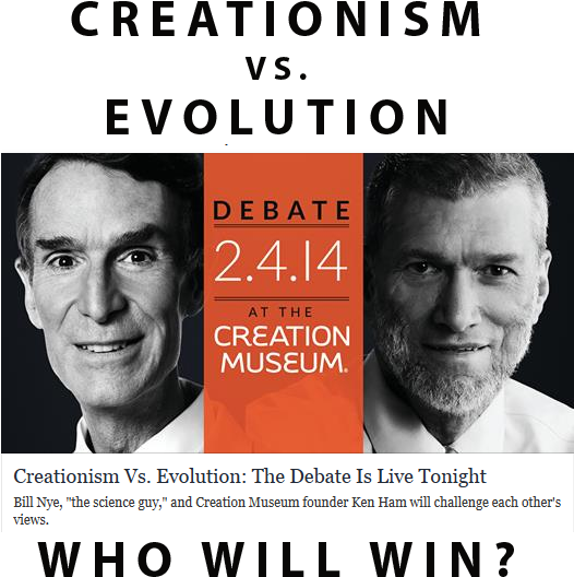 Bill Nye Vs - Inside The Nye Ham Debate By Bodie Hodge & Ken (551x564), Png Download