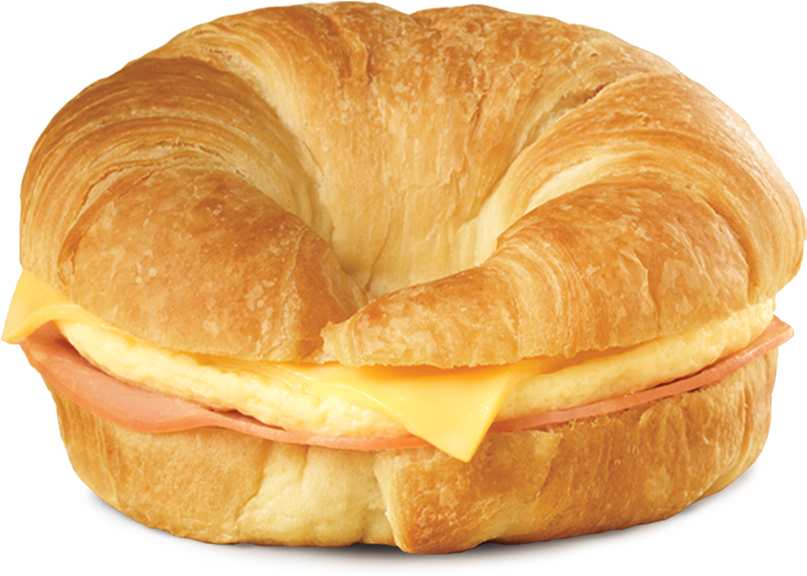 Ham, Egg, And Cheese Croissant - Yummy Sausage Egg And Cheese Biscuit (1000x607), Png Download