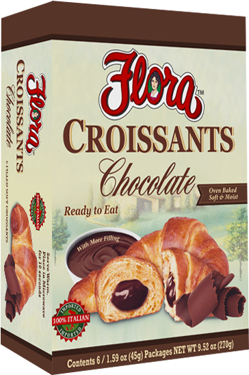 Chocolate Croissants - Flora Balsamic Vinegar, Of Modena, Organic - 16.9 Fl (600x600), Png Download