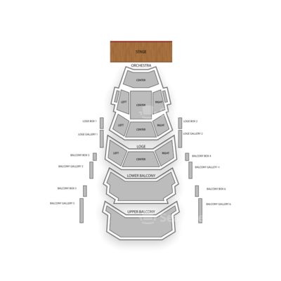 Schuster Performing Arts Center Seating Chart Rudolph - Diagram (400x400), Png Download