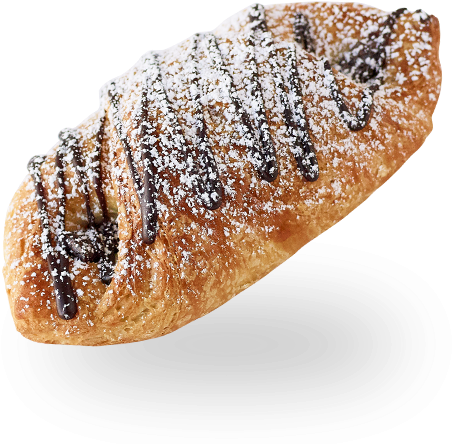 Chocolate Croissant - Pain Au Chocolat (650x458), Png Download