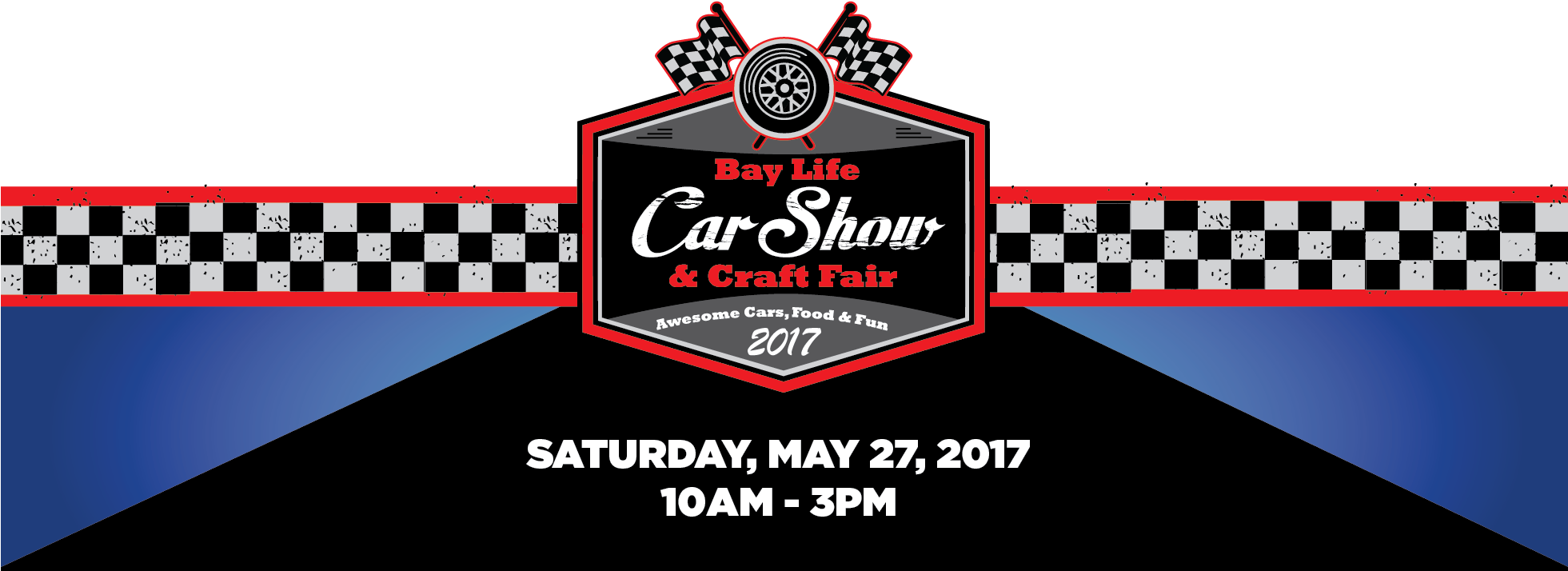 Bay Life Car Show & Craft Fair - Car Show Banner (1960x726), Png Download