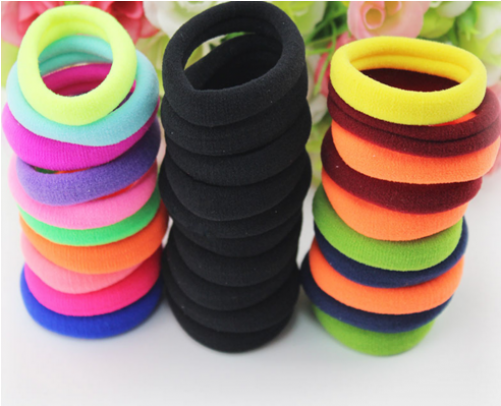 Candy Fluorescence Colored Hair Holders High Quality - Rubber Band (500x500), Png Download