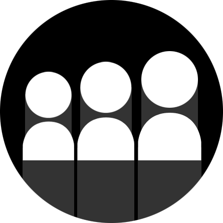Myspace Black Circle - Circle (445x445), Png Download