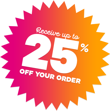 Get Up To 25% Off Your Order - Emblem (460x460), Png Download
